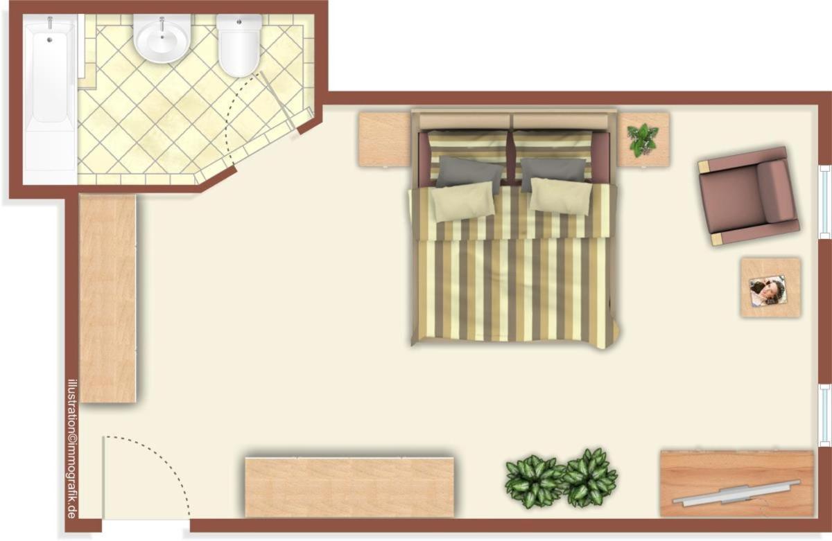 Apartment Doppelzimmer Theke, Direkt Am Alten Strom *